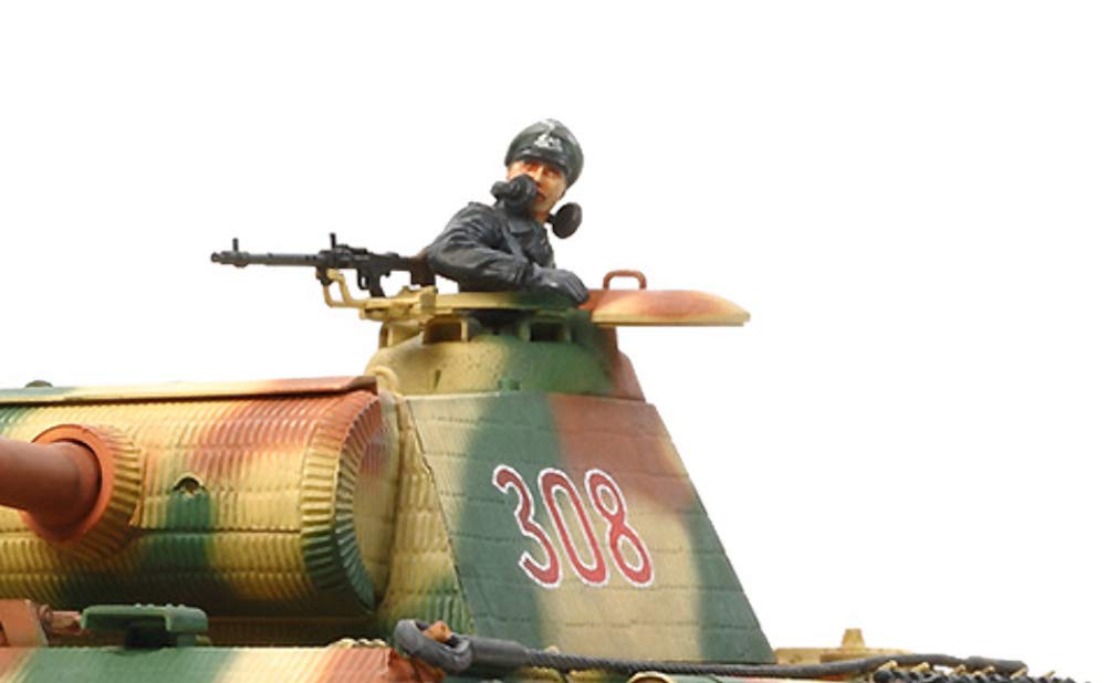 Танк TAMIYA серии Panther G немецкой армии раннего типа с одним мотором, пластиковая модель 30055 1/35 № 55