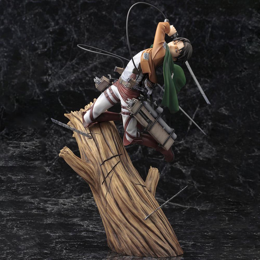 28cm Attack on Titan Levi Renewal 1/8 Scale PVC Action Figure Toys Collection Anime Figure Model Doll Gift