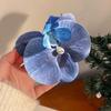 4 Pcs Hair Clip Elegant Flower Handmade Phalaenopsis Flower Hairpin Ornament Stylish Barrette For Daily Wear And Festival