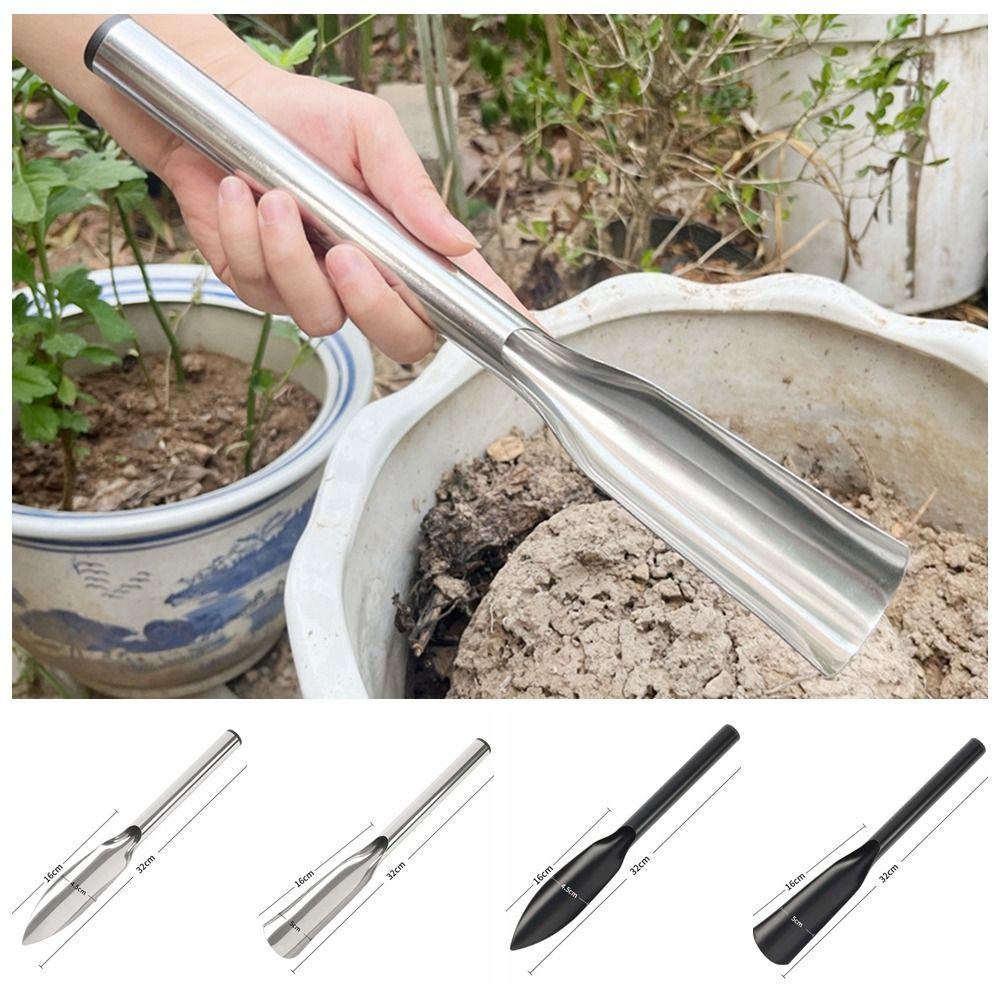 Прополочная мотыга Плоская лопата Лопатка для чесночной рассады Лопатка для цветов Посадочный инструмент Садовая лопата Цветок
