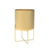 Gold Plant Stand with Pot Fashion Light Luxury Floor Type Living Room Shelf Large Metal Planter for Home Decor