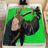 One Piece Roronoa Zoro Flannel Blanket Beautiful Printed Style Perfect For Home Bed Sofa Chair Travel Picnic -HE68