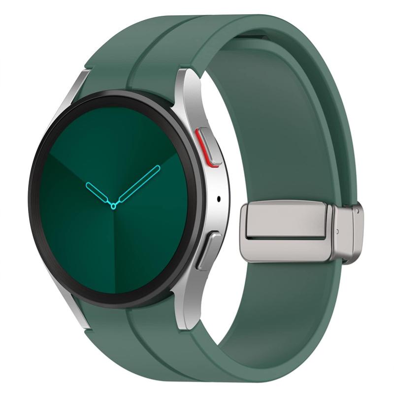 Силиконовый ремешок для Samsung Galaxy Watch 5 Pro 45 мм/7 6 5 4 44/40 мм, браслет без зазоров для Galaxy Watch 6 Classic 47 мм 43 мм