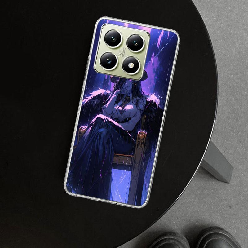 Чехол для телефона Albedo Overlord Аниме для Xiaomi Redmi Note 15 14 13 12 11 Pro Plus 14S 12S 11S 11T 11E 10S 10 Индивидуальный Funda