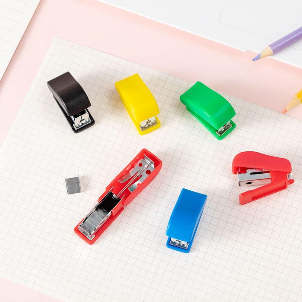 Small Labor-Saving Stapler Set Paper Binding Paper Stapling Tools School Supplies