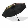 Life Cows pattern umbrella, portable and foldable design, 8 ribs, a casual accessory for Halloween, Christmas, and birthday gifts.