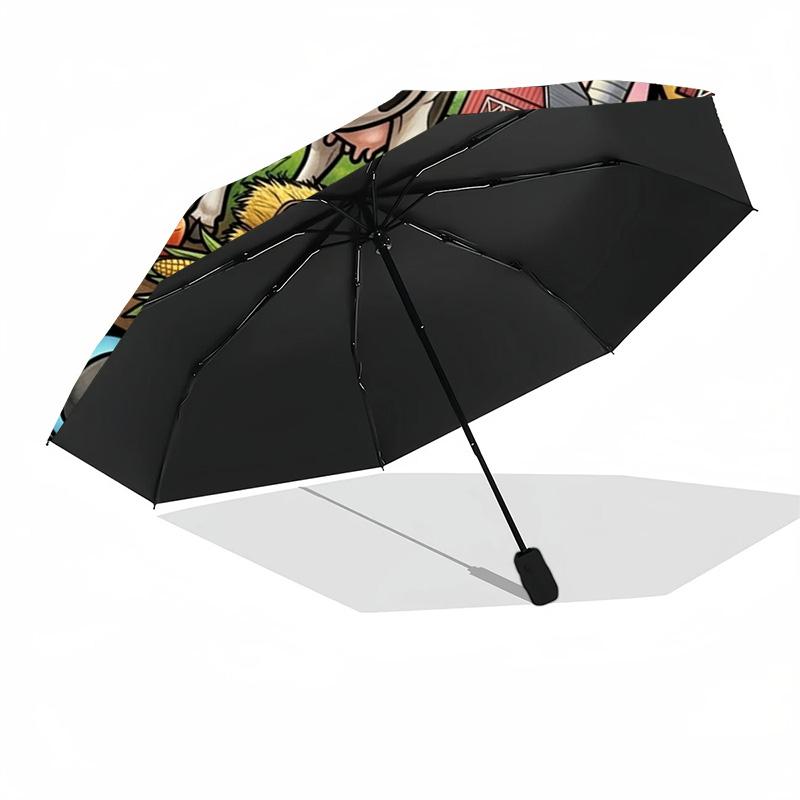 Life Cows pattern umbrella, portable and foldable design, 8 ribs, a casual accessory for Halloween, Christmas, and birthday gifts.
