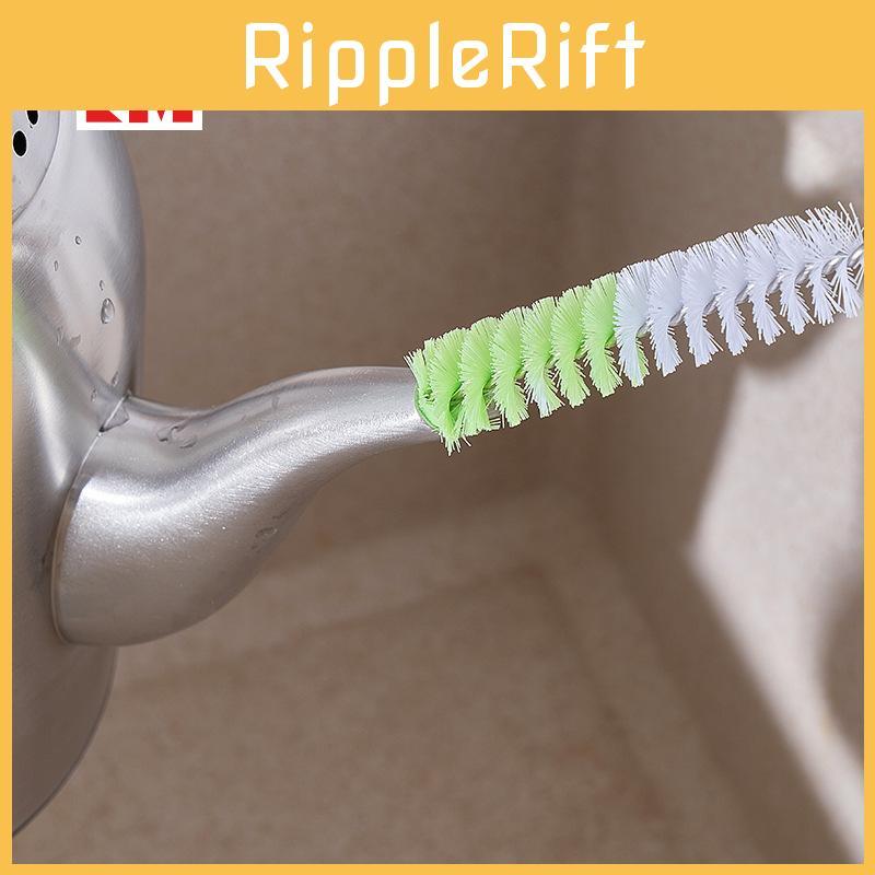 Spout Color Dual Brush Set For Bottles Cups And Kitchen Cleaning With Plastic Bristles