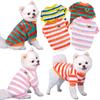 Радужная одежда для собак Теплый жилет для домашних животных Рубашка из флиса для домашних животных Одежда для собак Одежда для домашних животных Футболка для кошек Одежда Пальто