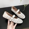 Fashion Women Mesh Loafers Shoes Fashion Chunky Hollow Shoes Shallow Women's Sandals 2025 Summer Low Heels Shoes Zapatillas De Mujer
