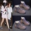 Winter New Korean Edition Velvet Martin Boots for Female Students Warm Cotton Shoes Street Photography