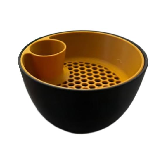 Напечатанная на 3D-принтере миска для семян и орехов, тарелка для закусок с контейнером для шелухи, многофункциональные сервировочные миски 2-в-1 для фисташек, подсолнечника