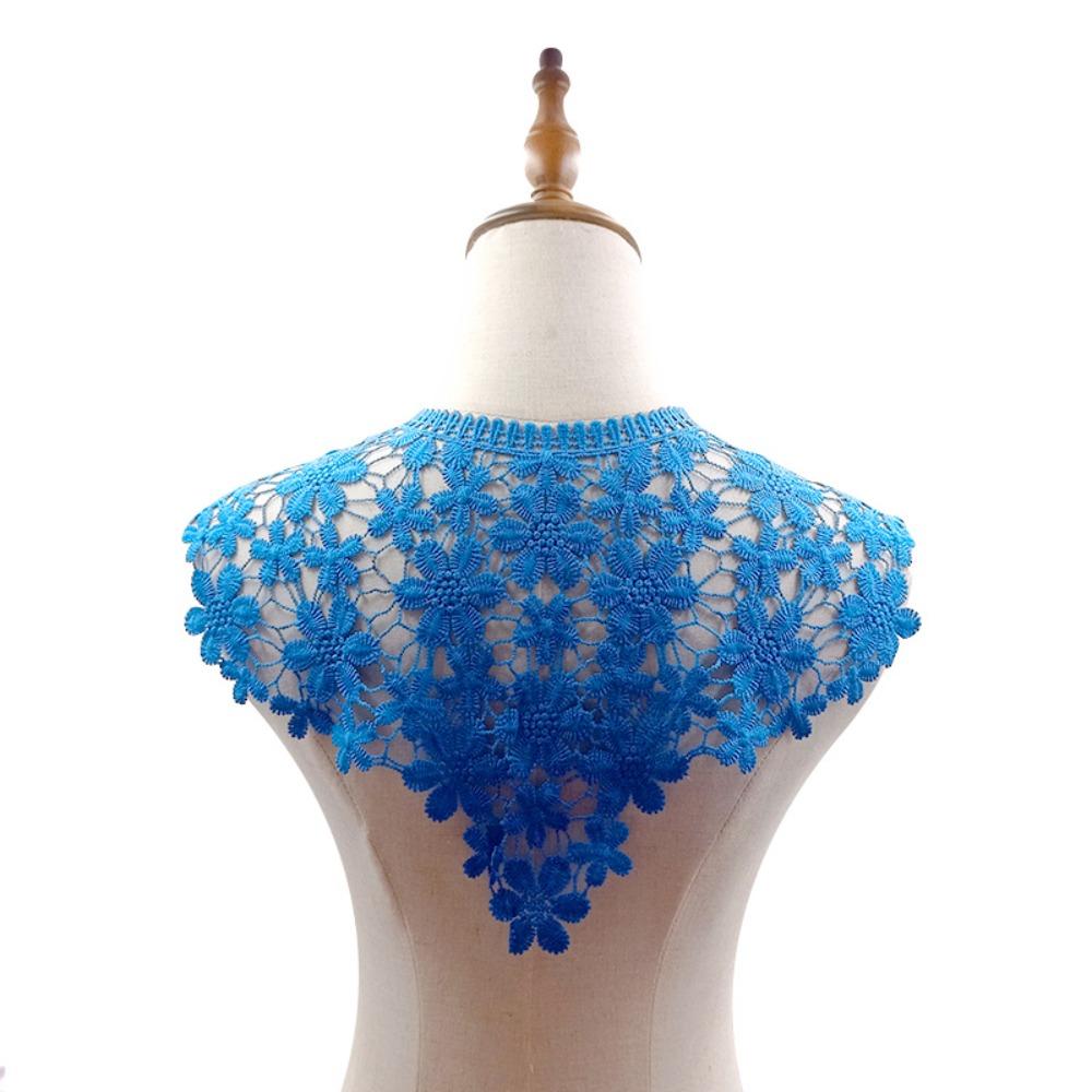 Кружевная ткань Кружевной вырез Элегантный фальшивый вырез Воротник Креативный вырез с прорезями Фотография