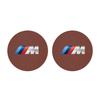 For BMW E82 2Pcs Car Coaster Suede Mat Water Cup Anti-slip Pad Auto Interior Sticker For BMW X1 X2 X3 X5 X4 X6 X7 iX3 F20 F10 F07 E70 E46 E9