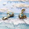 Colourful Fish Gold Plated Pendant Charms DIY Jewelry Summer Cute 100% 925 Silver Gift