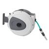 Retractable Garden Hose Reel 65.6ft 1/2inch Hose Any Length Lock Auto Rewind Swivel Bracket Wall
