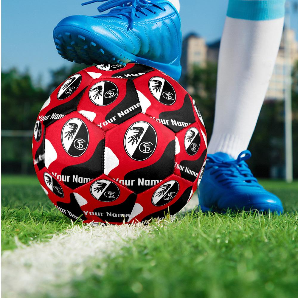SC Freiburg FC Fashion Size 5 Football Wearproof Non‑Slip Soccer Ball For Sports Training Entertainment Use