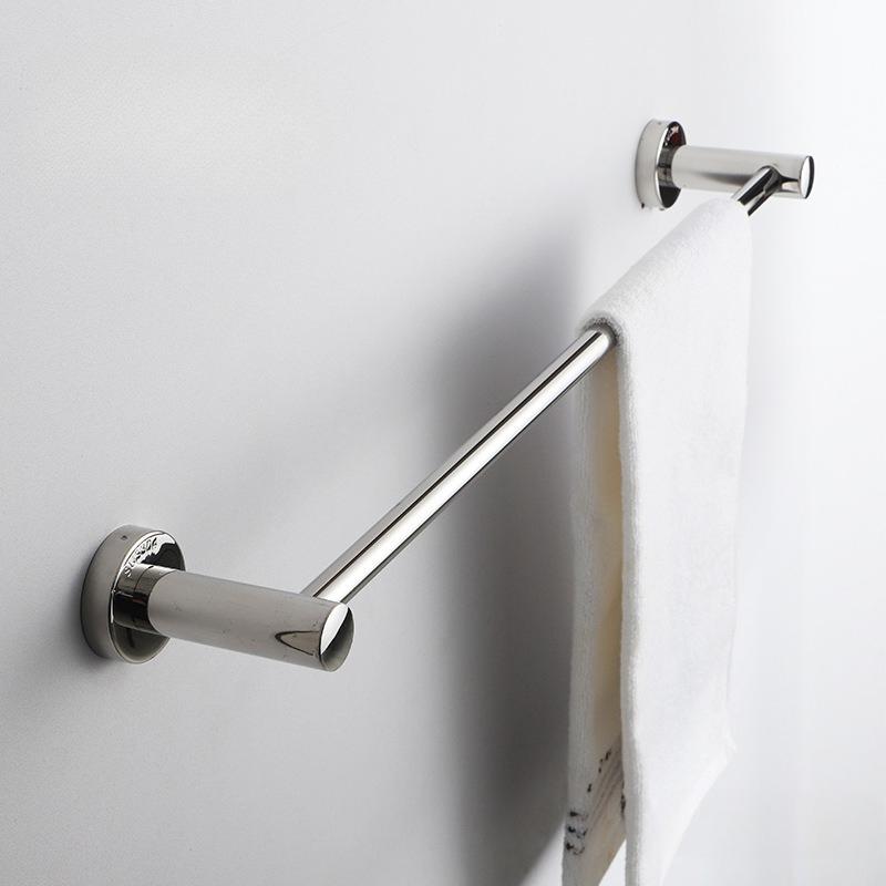 Wall Mounted Towel Rack Shelf Stainless Steel Stainless Steel Double Towel Bar Brushed Bathroom Towel Holder Accessories