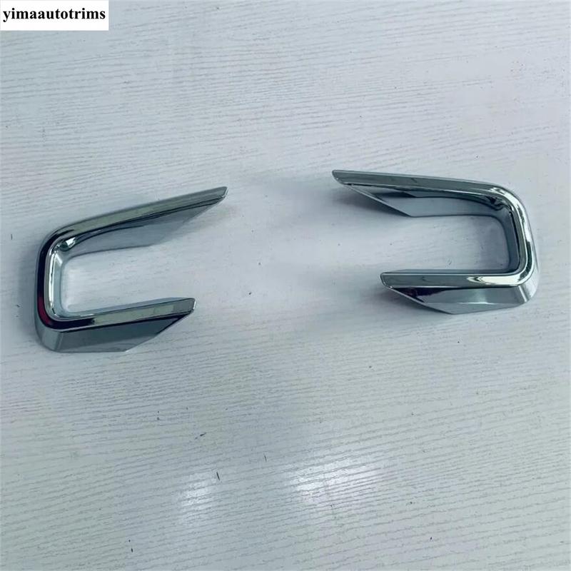 Car Front Bumper Fog Lights Lamps Frame Decor Cover Trim ABS Chrome Accessories Exterior Refit Kit For Lexus LBX 2024 2025 2026