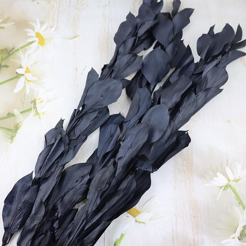 DIY Floral Art Ornament: Preserved Tangerine & Fishtail Leaf, Lily, Bamboo Dried Flowers – Ikebana Photo Prop for Home Décor.