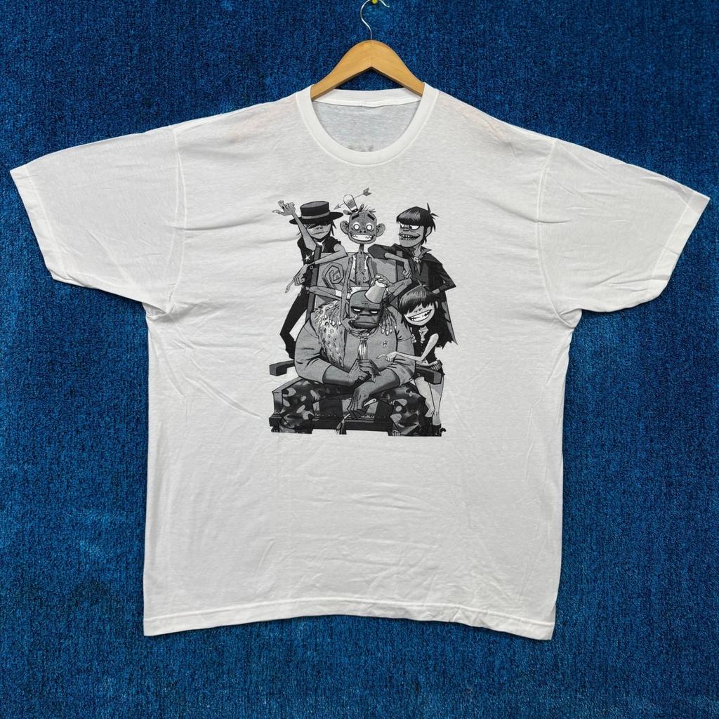 Gorillaz Demon Days Tour Poster Oversized Trip Hop Tee XXL Unisex T-Shirt