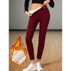 Autumn and Winter Padded and Thickened Bottoms, Warm and Cold, High-waisted Comfortable Leggings, Shaping Stretch Yoga Exercise Trousers