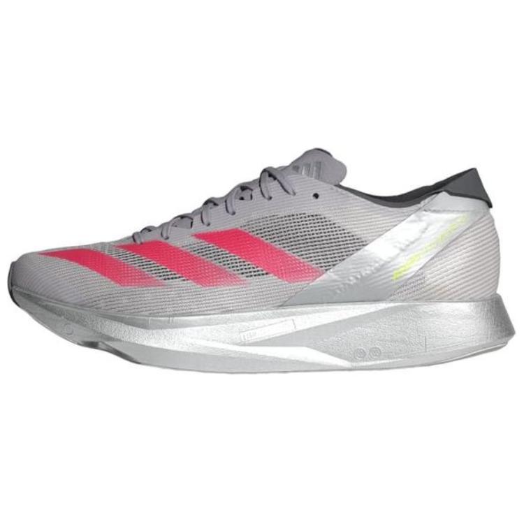 Adidas Adizero Takumi Sen 10 Comfortable Versatile Durable Supportive Low-Top Running Shoes Men Running Shoes Gray Red IG1979