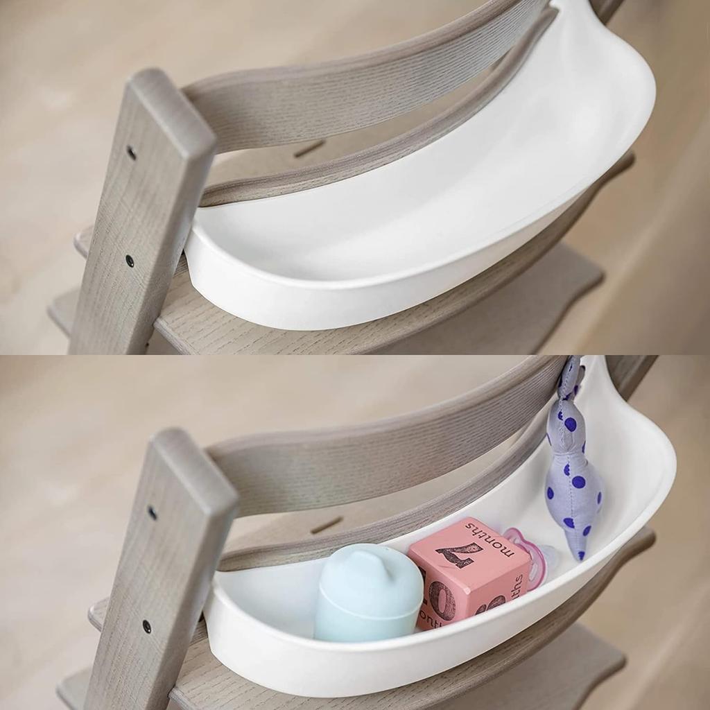 Стульчик для кормления Stokke Tripp Trapp с органайзером для столика, Белый, 1 шт. (549801)