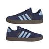 Кроссовки Adidas VL Court Унисекс Темно-металлик Размер 3,0, Взрослые, NLF93, Синий/Небесно-голубой/Золотой (JP7537), 25.5cm