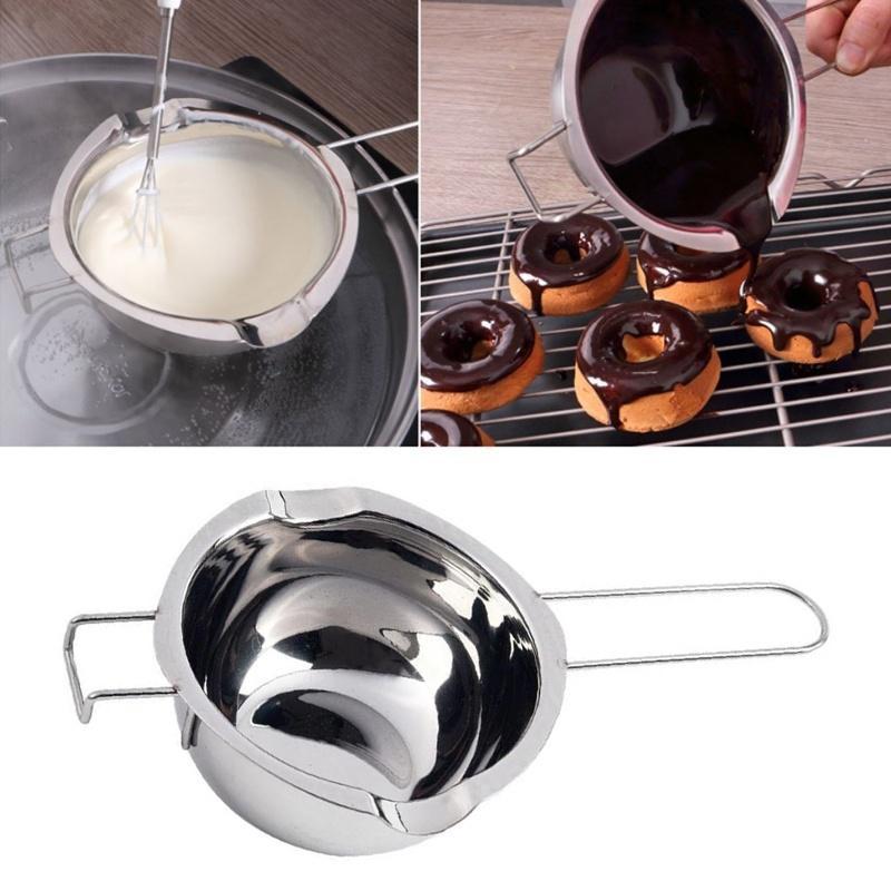 Stainless Chocolate Butter Melting Pot Pan Home Kitchen Milk Bowl Double Boiler