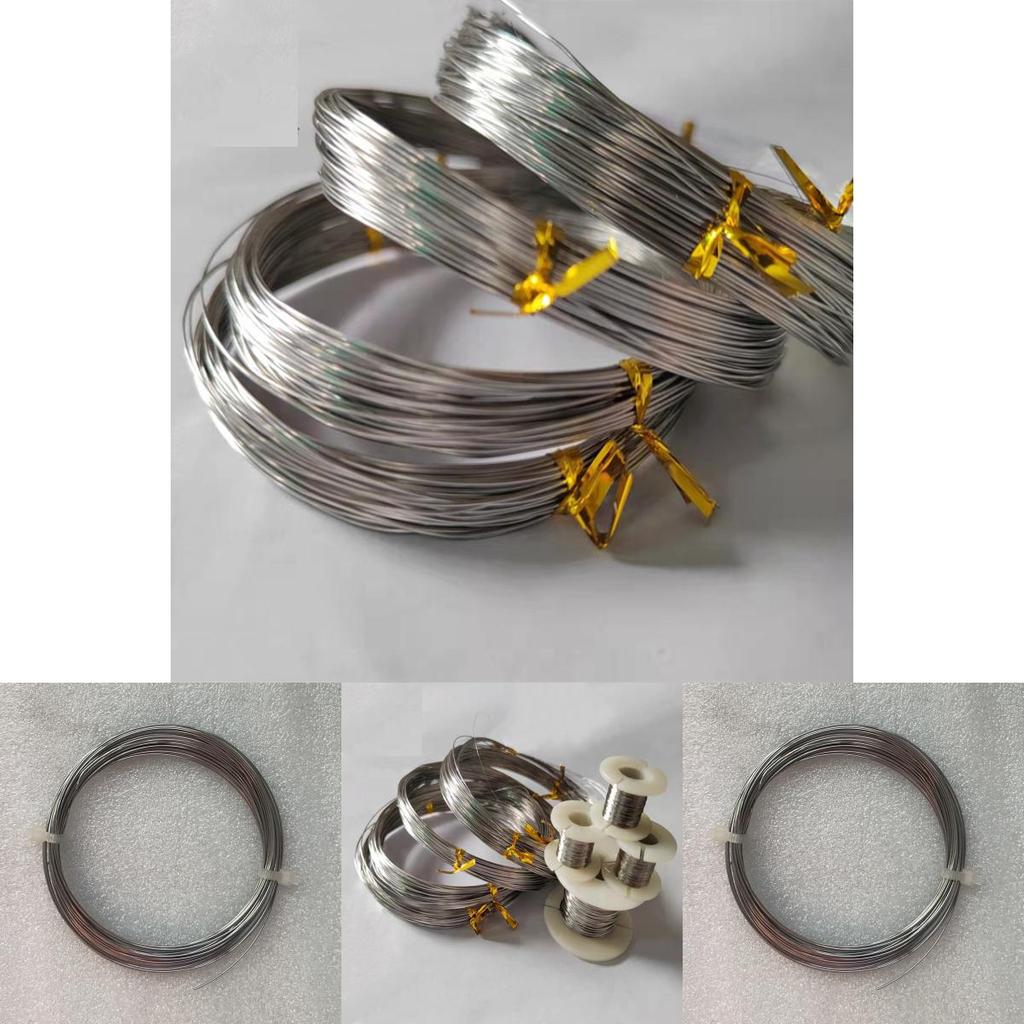10 метров проволоки из нержавеющей стали 0,3-0,5 мм для металлообработки и электротехнических проектов