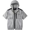 Jichodo Workwear Air Conditioning Короткий рукав Блузон в стиле милитари 74260 Z-DRAGON G-Dragon (L, 2.Серый)