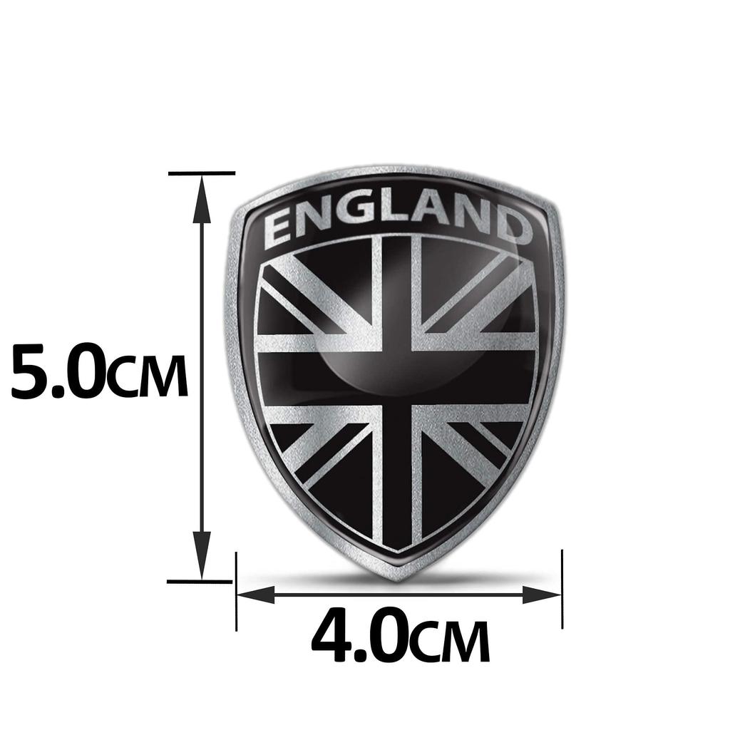 Biomar Labs 2 x 3D гелевые наклейки значки для автомобилей, мотоциклов, тюнинга, национальные, Англия, Великобритания, GB