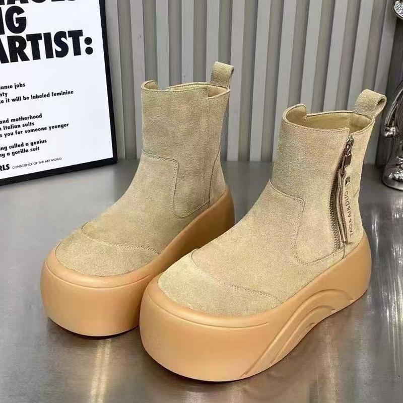Леопардовая платформа женские зимние ботильоны замшевые туфли на плоской подошве зимняя мода ботинки 2024 тренд дизайнерские удобные ботинки для ходьбы женские