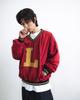 ANGLAN Lettermen Nylon Pullover - Red