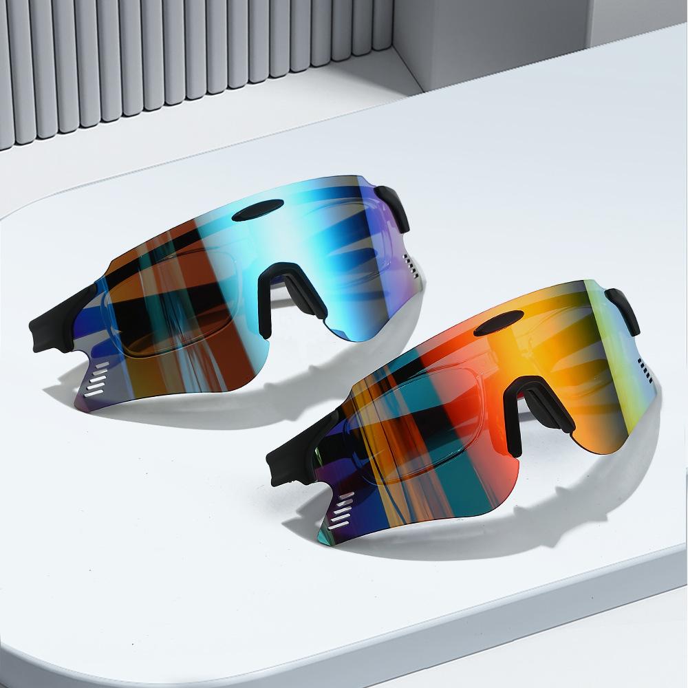 Riding and hiking frameless colorful sunglasses outdoor sports windproof and sandproof goggles for men