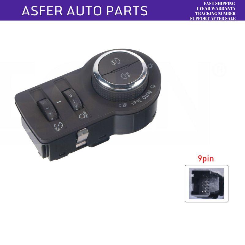 Переключатель фар 9-контактный для Astra J 2011-2020 Insignia A 2009-2017 Cruze 2008- OEM 23197917