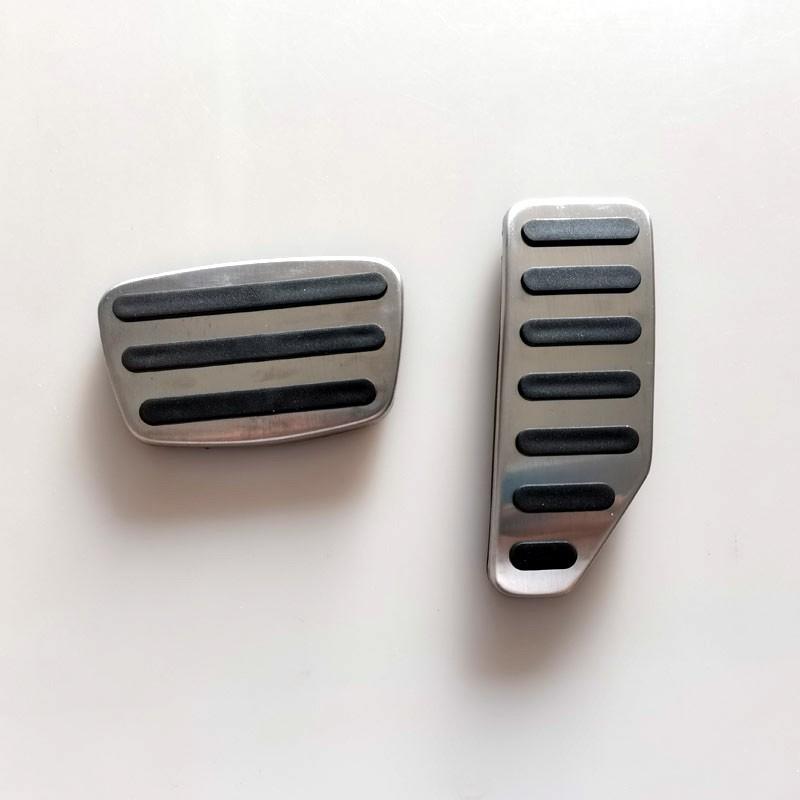 For Isuzu D-MAX 2024 Car Accessory Stainless Steel Brake Accelerator Pedal Non-Slip Sleeve Clutch Wear Pad 2017-