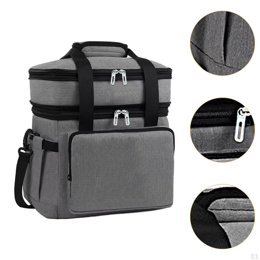 Холодный мешок расширяемый контейнер сгущенный еда двойной уровень для кемпинга офис