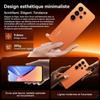 Refurbished - Blackview WAVE 10 Smartphone 6.88" 120Hz 24Go(8+16) + 128Go/jusqu'à 2To 5000mAh Android 16 32MP Téléphone 4G Double Sim GPS - Orange