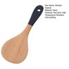 Деревянная лопатка Ложка для супа с эргономичной ручкой Нескользящая термостойкая сковорода Лопатка Ложка для риса