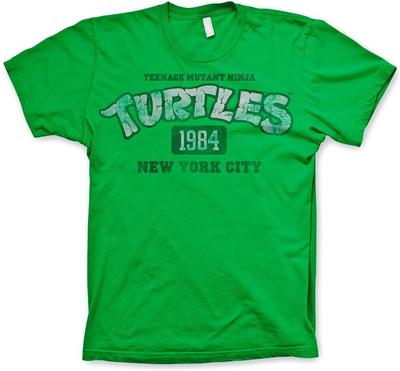 New 1984 Teenage Mutant Ninja Turtles Turtles NY T-Shirt Green-
