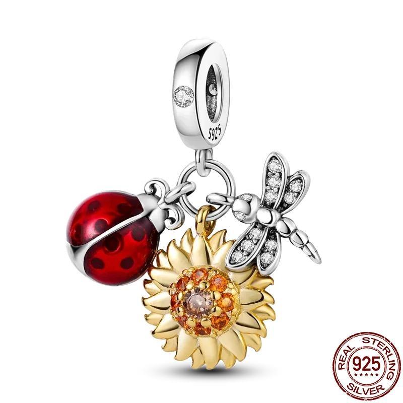 New In Copper Red Wine And Wine Glass Charm Beads Fit Bracelet Diy Pendant Woman Jewelry