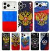 Мягкий прозрачный чехол из ТПУ для телефона iPhone 17 Air 16E 16 11 15 14 Pro MAX 12 13 7 8 Plus SE Пасхальный чехол Защита Российский флаг