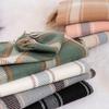 2024 New Autumn And Winter Plaid Scarf Imitation Cashmere Korean Version Simple And Versatile Warm Shawl Student Tassel Scarf