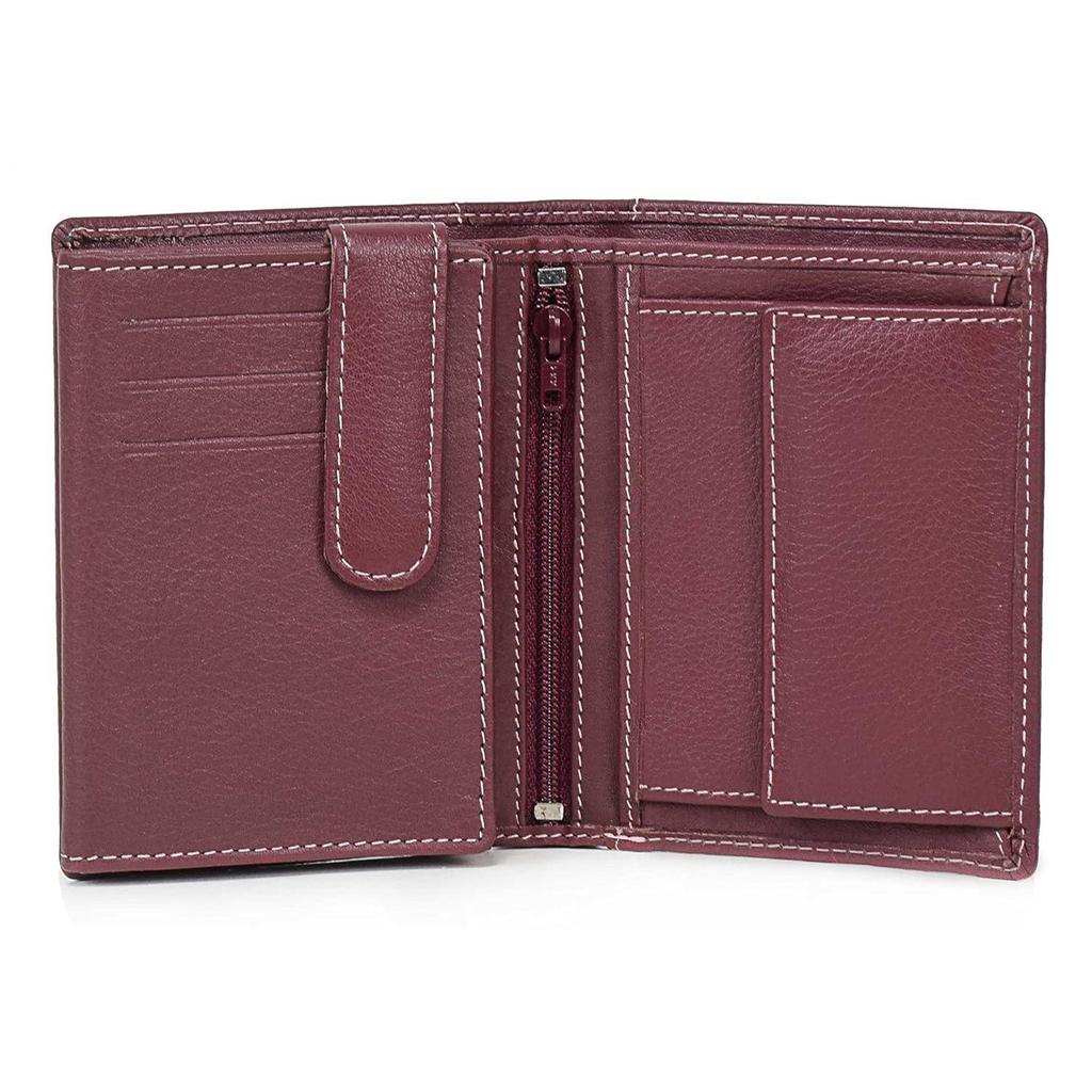 Коричневый кожаный мужской кошелек