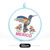 Tortilla Warmer Pouch Thickened Insulated Fabric Round Bag Suitable for Pancakes Burritos Taco Serving Home Use