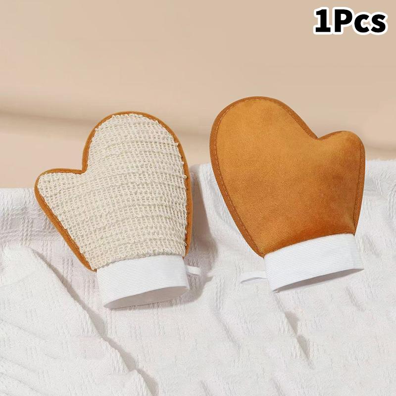 1 шт. Перчатка для нанесения лосьона Двойного действия Аппликатор для лосьона для тела Перчатка Массаж Ванна Душ Уход за кожей Варежка