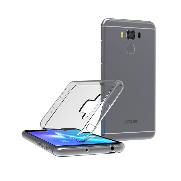 Coque Gel TPU Transparent ASUS ZENFONE 3 MAX PLUS ZC553KL Housse Etui Protection Silicone Souple Fine Phonillico®