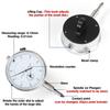 Dial Indicator With Magnetic Base Universal Flexible Dial Test Indicator Fine Adjustable Holder Stand Precision Measuring Tool